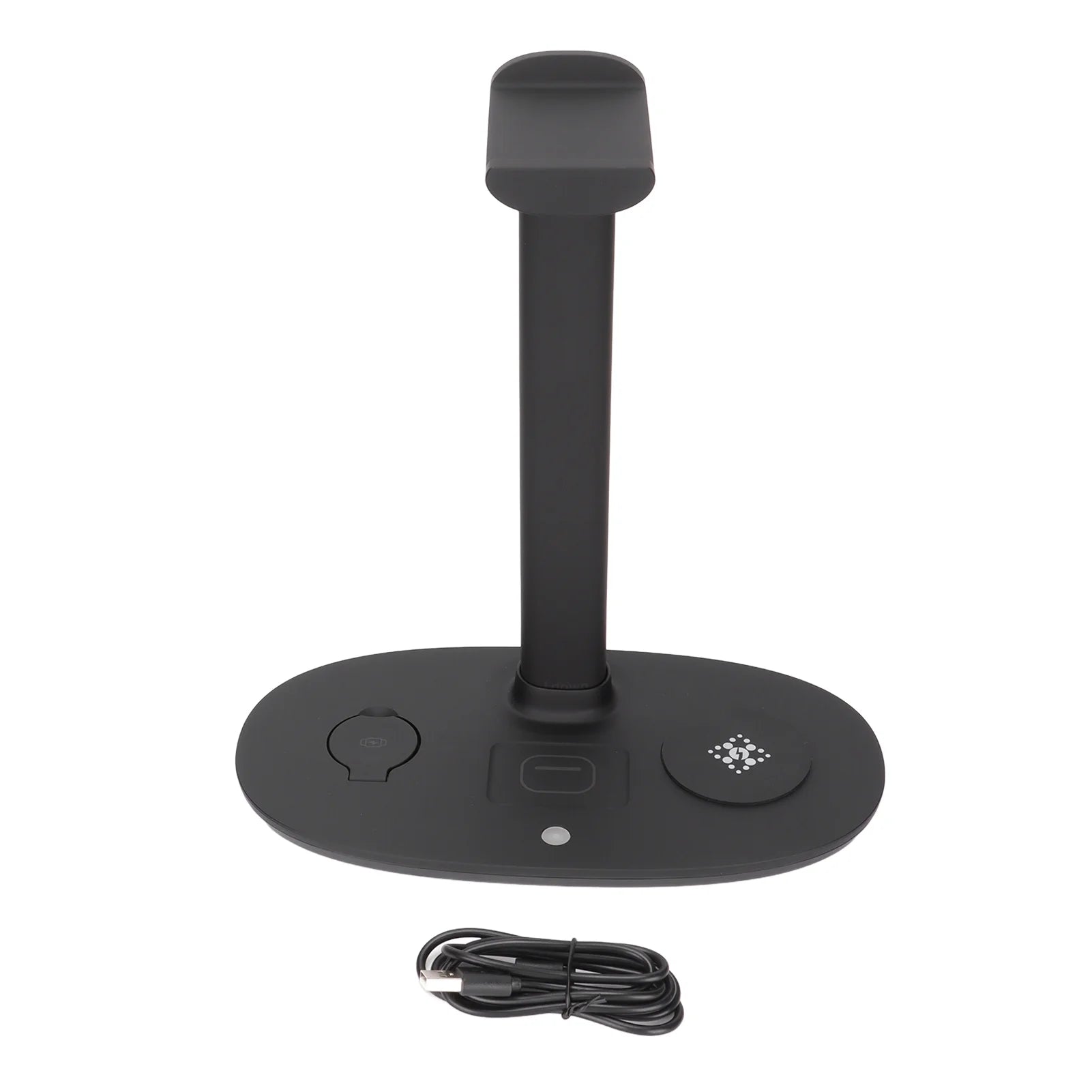 4 in 1 Wireless Charger 15W Headphone Stand for Pods Max/Pro/2/3 Iwatch 7/6/SE/5/4/3/2 Phone 15/14/13/12/11/XS/XR/X, Removable Design Headset Holder
