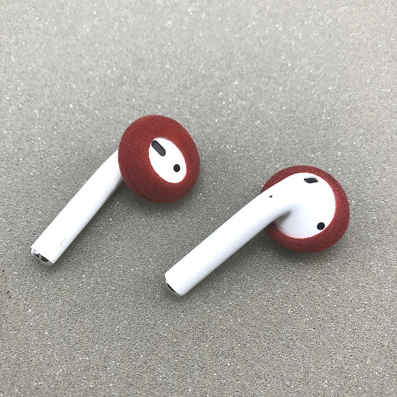 Ear Pads for Airpods 1/2 Earphones Dount Foam Sponge Apple Bluetooth Earphone Replacement Earpads Headphone Covers Eartips 10Pcs
