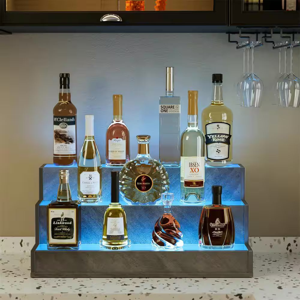 12-Bottle LED Lighting Wine Rack