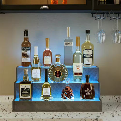 12-Bottle LED Lighting Wine Rack