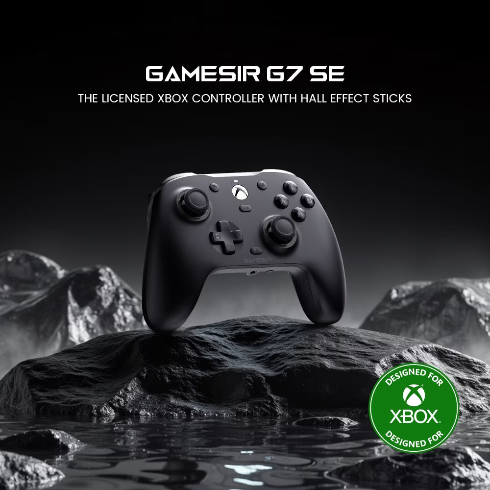 G7 SE Wired Controller for Xbox Series X|S, Xbox One & Windows 10/11, Plug and Play Gaming Gamepad with Hall Effect Joysticks/Hall Trigger, 3.5Mm Audio Jack - Black