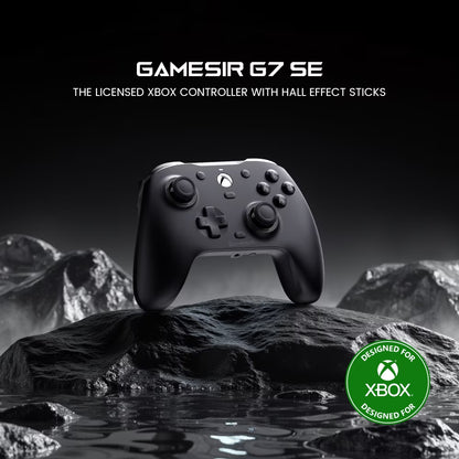 G7 SE Wired Controller for Xbox Series X|S, Xbox One & Windows 10/11, Plug and Play Gaming Gamepad with Hall Effect Joysticks/Hall Trigger, 3.5Mm Audio Jack - Black