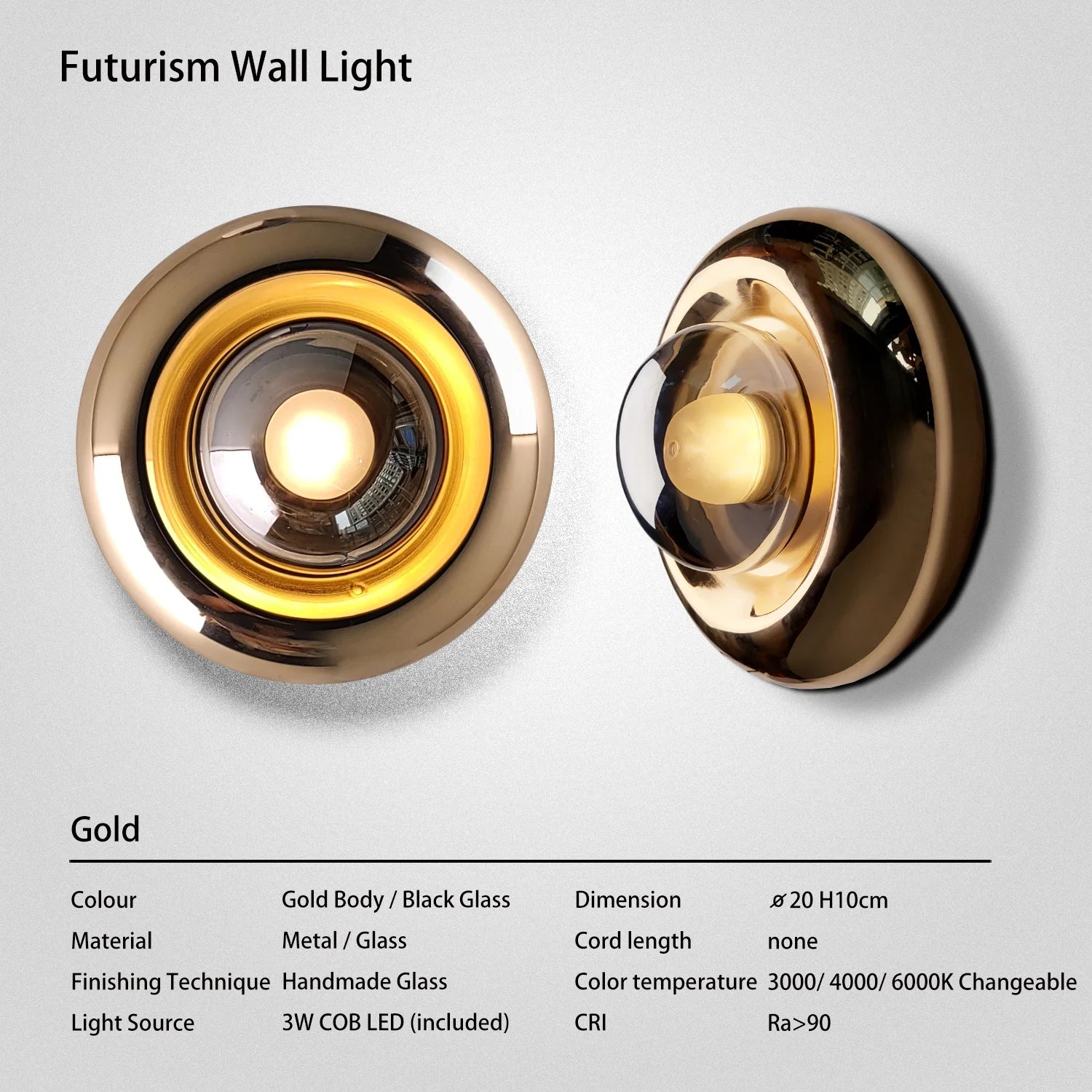 Lighting Futurism Wall Sconces Lighting Design Glass Electroplating LED Bauhaus Contemporary Modern Cozy Light Fixture