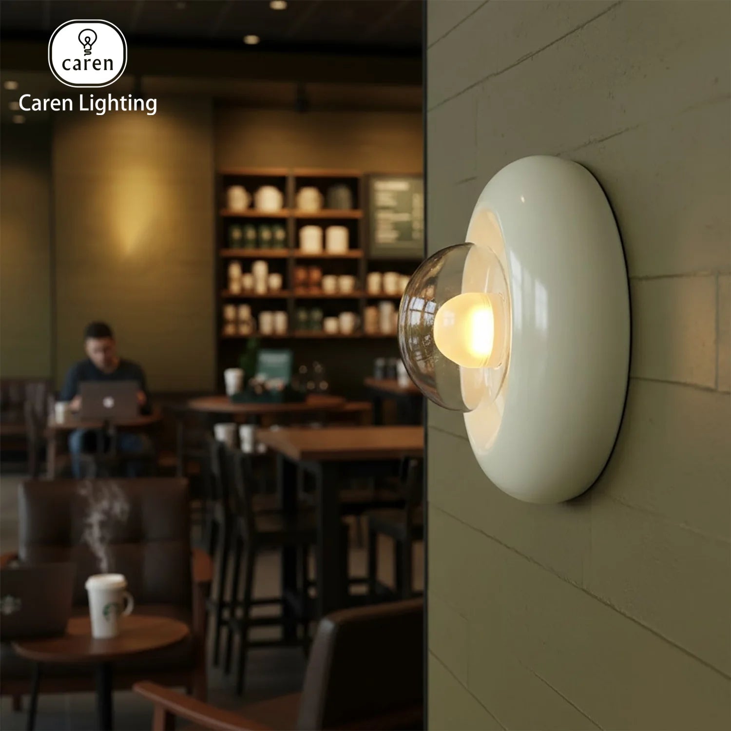 Lighting Futurism Wall Sconces Lighting Design Glass Electroplating LED Bauhaus Contemporary Modern Cozy Light Fixture