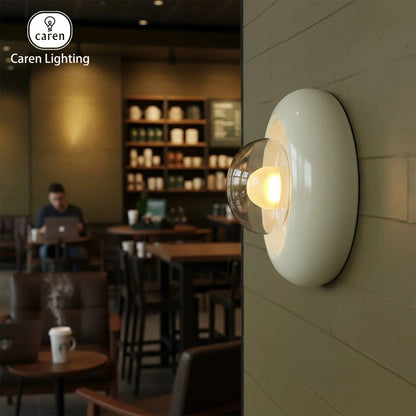Lighting Futurism Wall Sconces Lighting Design Glass Electroplating LED Bauhaus Contemporary Modern Cozy Light Fixture