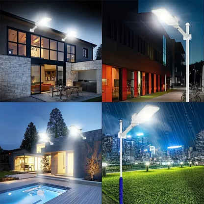 200W Solar Street Lamp Outdoor 6000Mah Solar Light Waterproof Safety Lighting Garden Lighting Garden Decoration