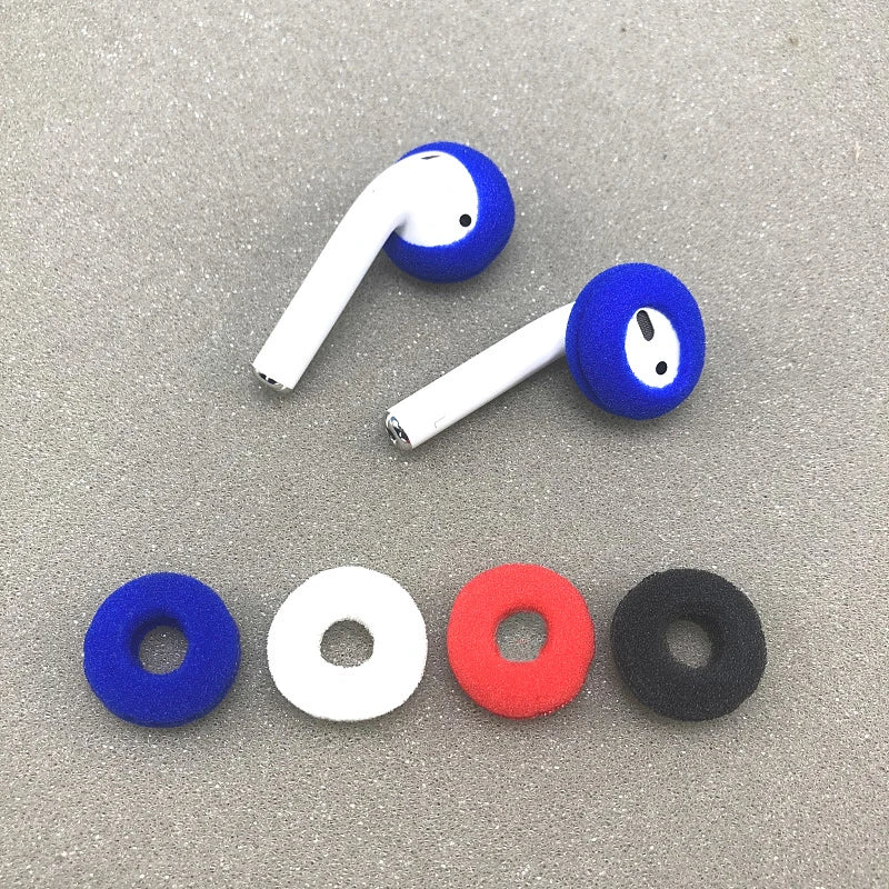 Ear Pads for Airpods 1/2 Earphones Dount Foam Sponge Apple Bluetooth Earphone Replacement Earpads Headphone Covers Eartips 10Pcs