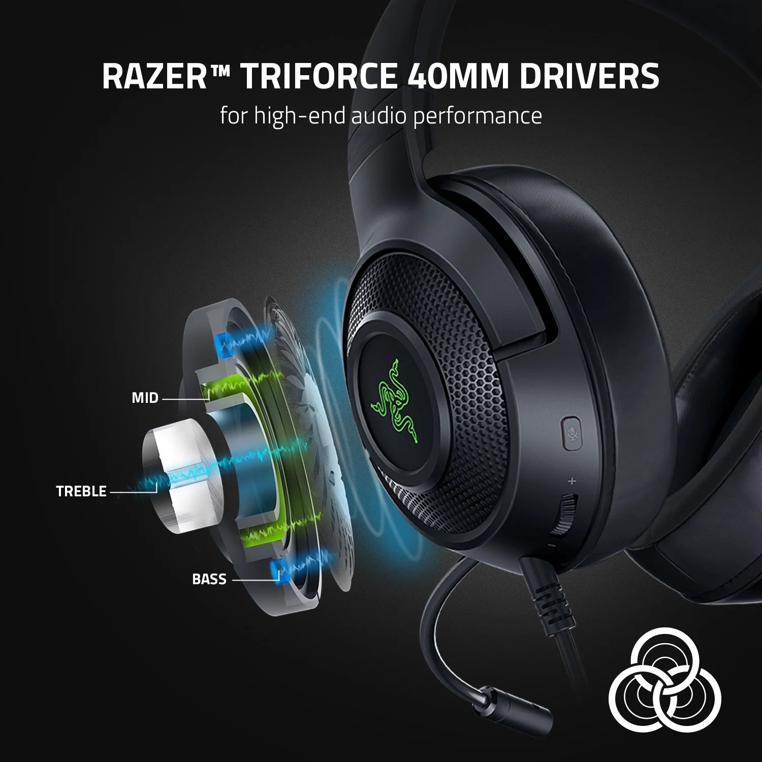 KRAKEN V3 X - Wired USB Gaming Headset
