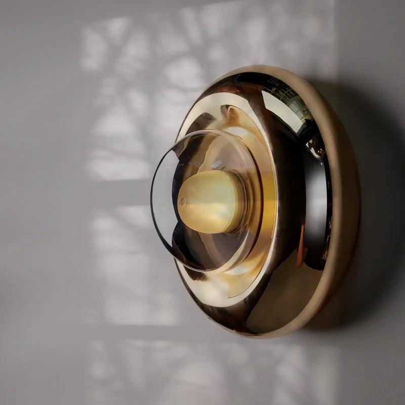 Lighting Futurism Wall Sconces Lighting Design Glass Electroplating LED Bauhaus Contemporary Modern Cozy Light Fixture