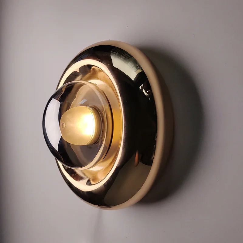 Lighting Futurism Wall Sconces Lighting Design Glass Electroplating LED Bauhaus Contemporary Modern Cozy Light Fixture