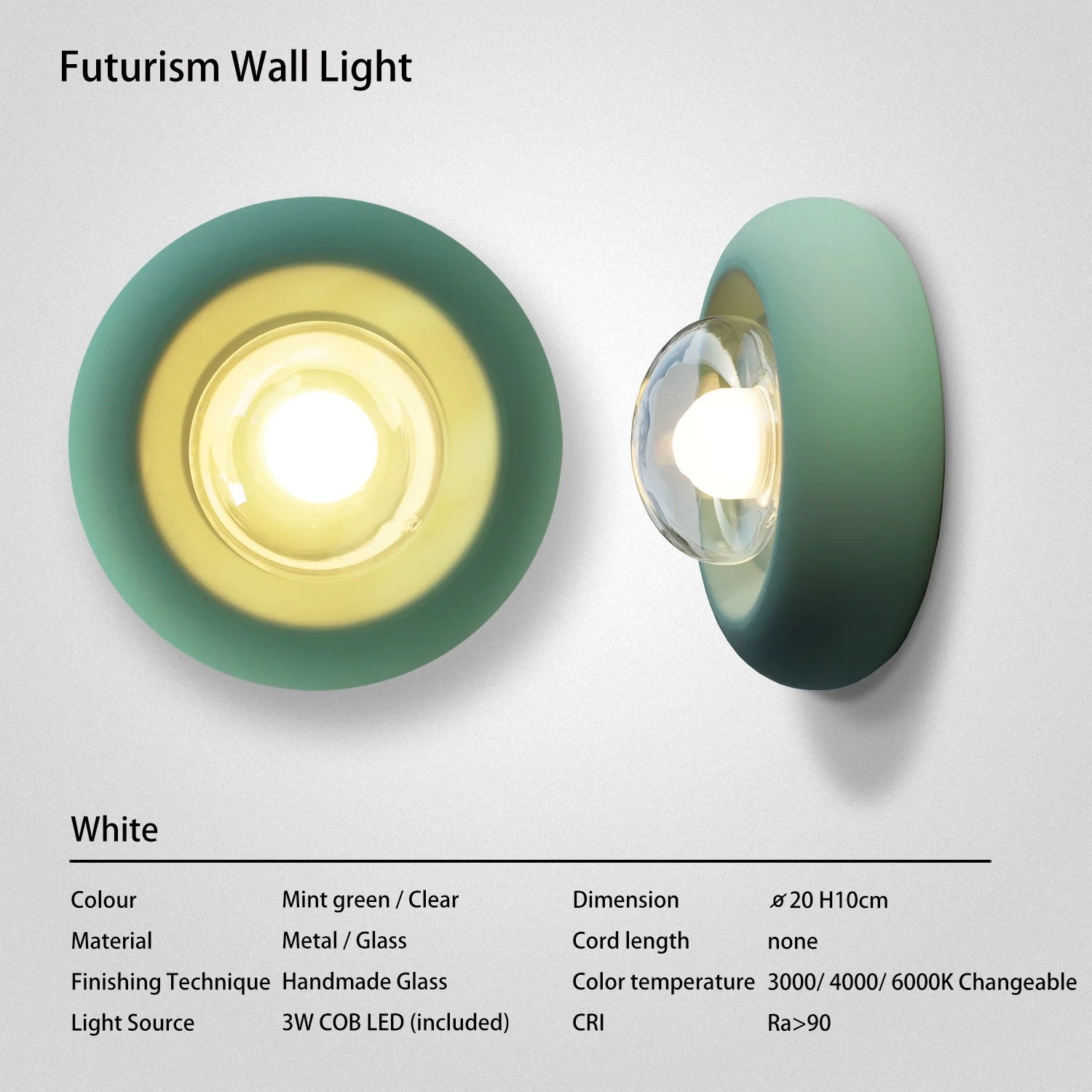 Lighting Futurism Wall Sconces Lighting Design Glass Electroplating LED Bauhaus Contemporary Modern Cozy Light Fixture