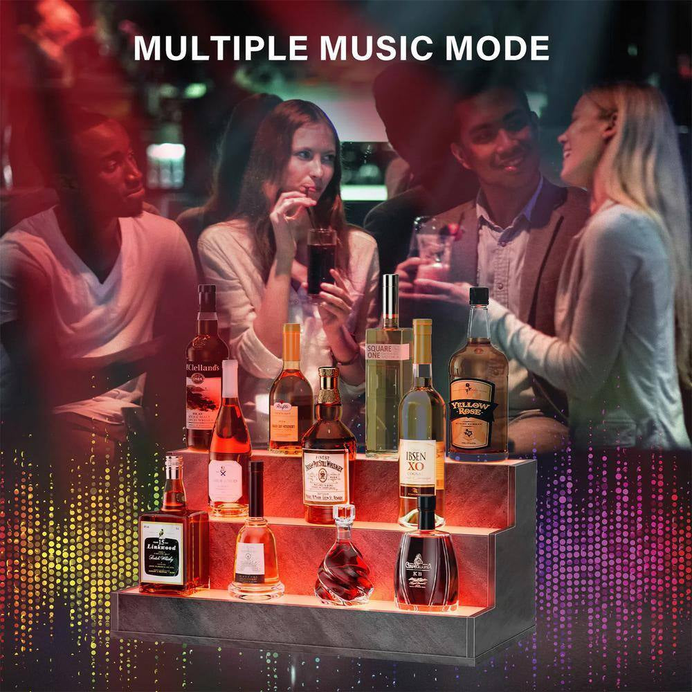 12-Bottle LED Lighting Wine Rack